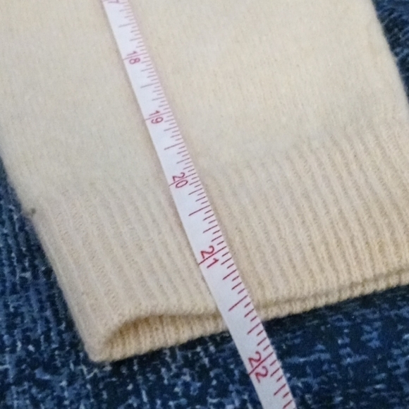 Vintage sweater tan embroidery 40 - Picture 13 of 13